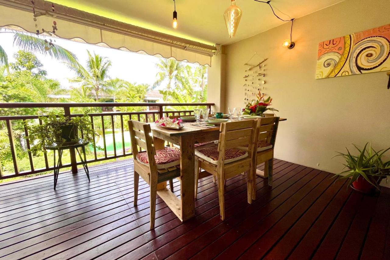 Vaiava Beach Carlton- Tahiti - Beachfront Luxury Residence & Pool - 4 Pers Punaauia  Luaran gambar