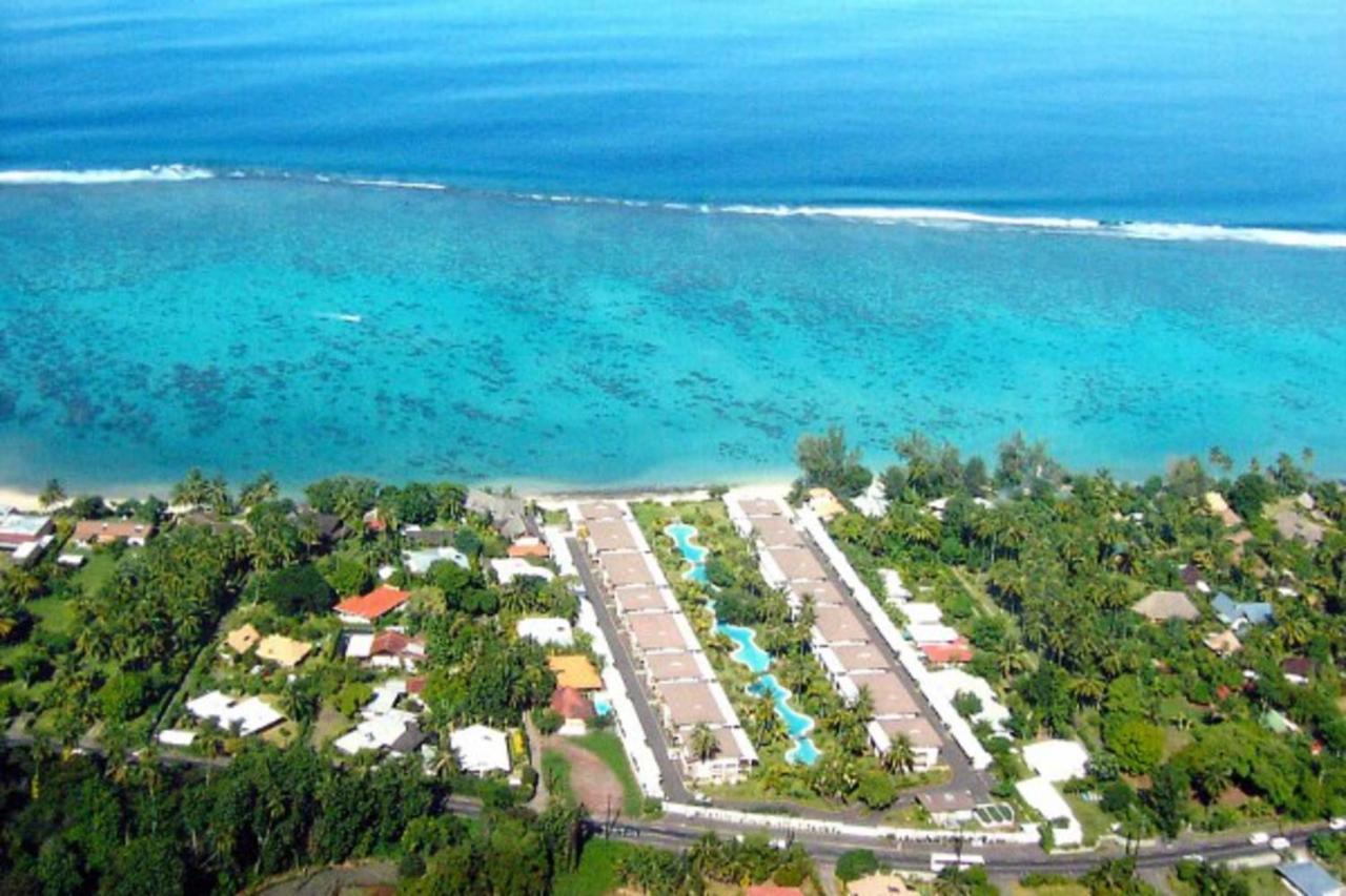 Vaiava Beach Carlton- Tahiti - Beachfront Luxury Residence & Pool - 4 Pers Punaauia  Luaran gambar
